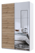 Шкаф-купе двухдверный Doros G-Caiser 160х60х240 см Белый/Дуб евок/1 Зеркало (DRS-011021) 00000054048 фото 2