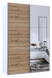 Шкаф-купе двухдверный Doros G-Caiser 160х60х240 см Белый/Дуб евок/1 Зеркало (DRS-011021) 00000054048 фото 1