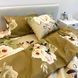 Комплект постельного белья Поликотон LeLIT P-0108 Коричнево-Зеленый Семейный (LLT-111233) 44815 фото 5