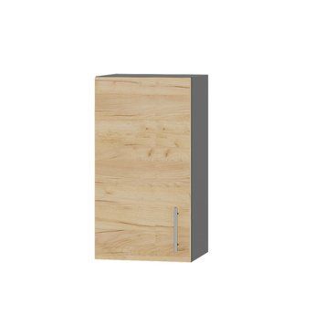 Кухонный модуль Оптима Верх В01-390 Антрацит/Дуб Крафт Золотой 390х296х720 мм (DTM-071406) (арт. 00000046100) &mdash; фото