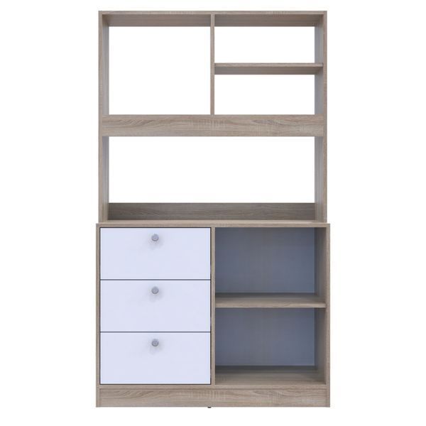 Мини-кухня Doros Лея ДСП 100х43х171 см Графит/Дуб евок (DRS-011435) (арт. 17003) &mdash; фото
