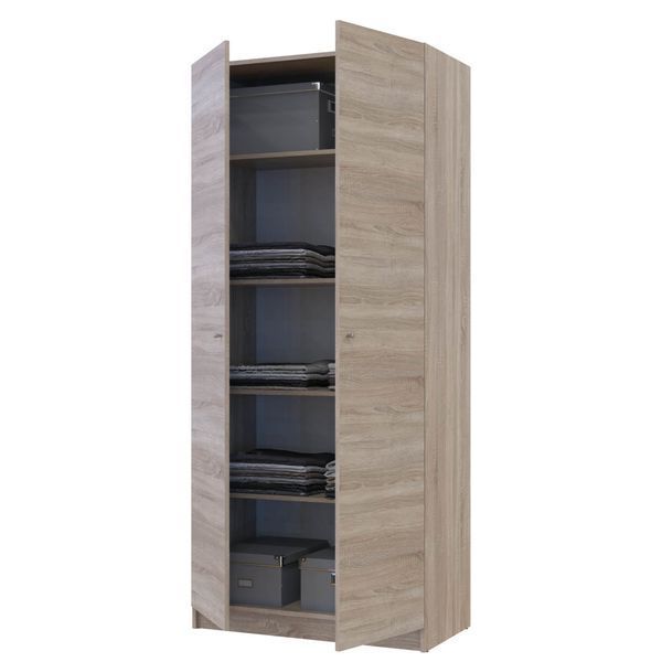 Полиця для одягу Doros Promo Дуб Сонома 3шт. 86.7х35х1.6 (DRS-011563) (арт. 00000061518) &mdash; фото